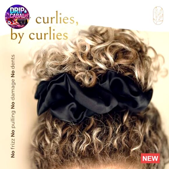Oversized Mulberry Silk Scrunchies No Damage Hair Ties Curly Hair Accessories main image 5
